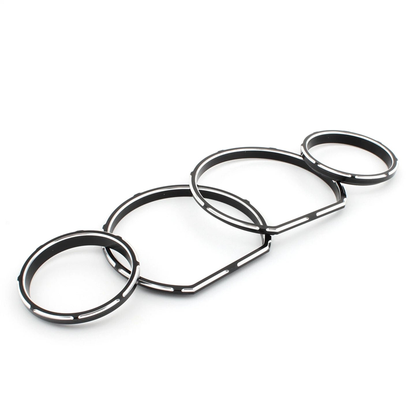 4pcs Gauge Bezel Kit for Harley Tri Glide (2014-2023)