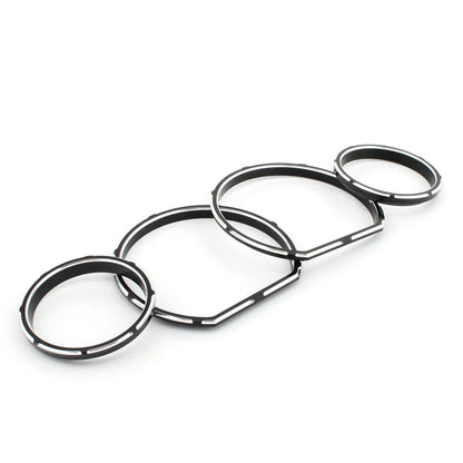 4pcs Gauge Bezel Kit for Harley Tri Glide (2014-2023)