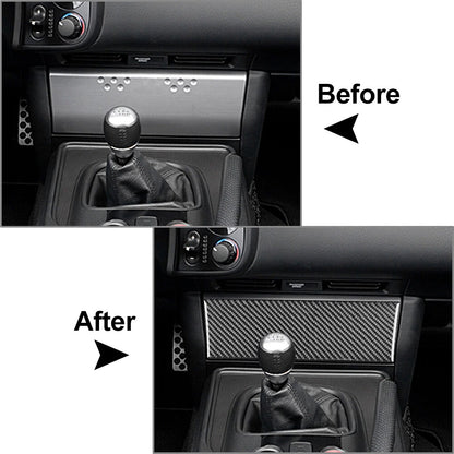 Radio Control Panel Cover Trim for Honda S2000 2004-2009 Carbon Fiber Black