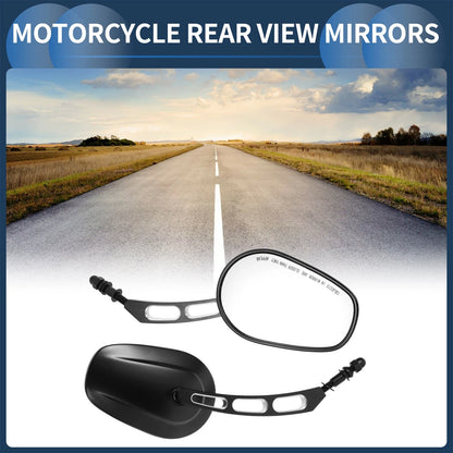 1 Set Rear View Mirrors for Harley Dyna Road King Softail Sportster