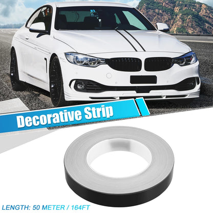 0.8in Width 164ft Decorative Strips Waterproof Black for Car Motorcycle
