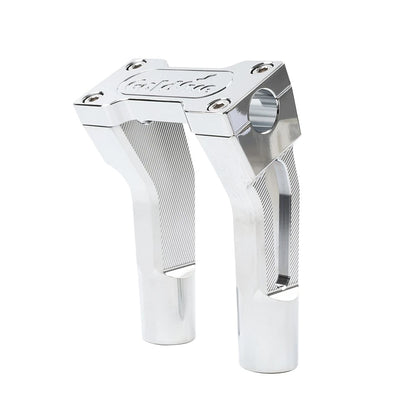 6" Chrome Pullback Handlebar Risers Clamp for Harley 1" Handlebar