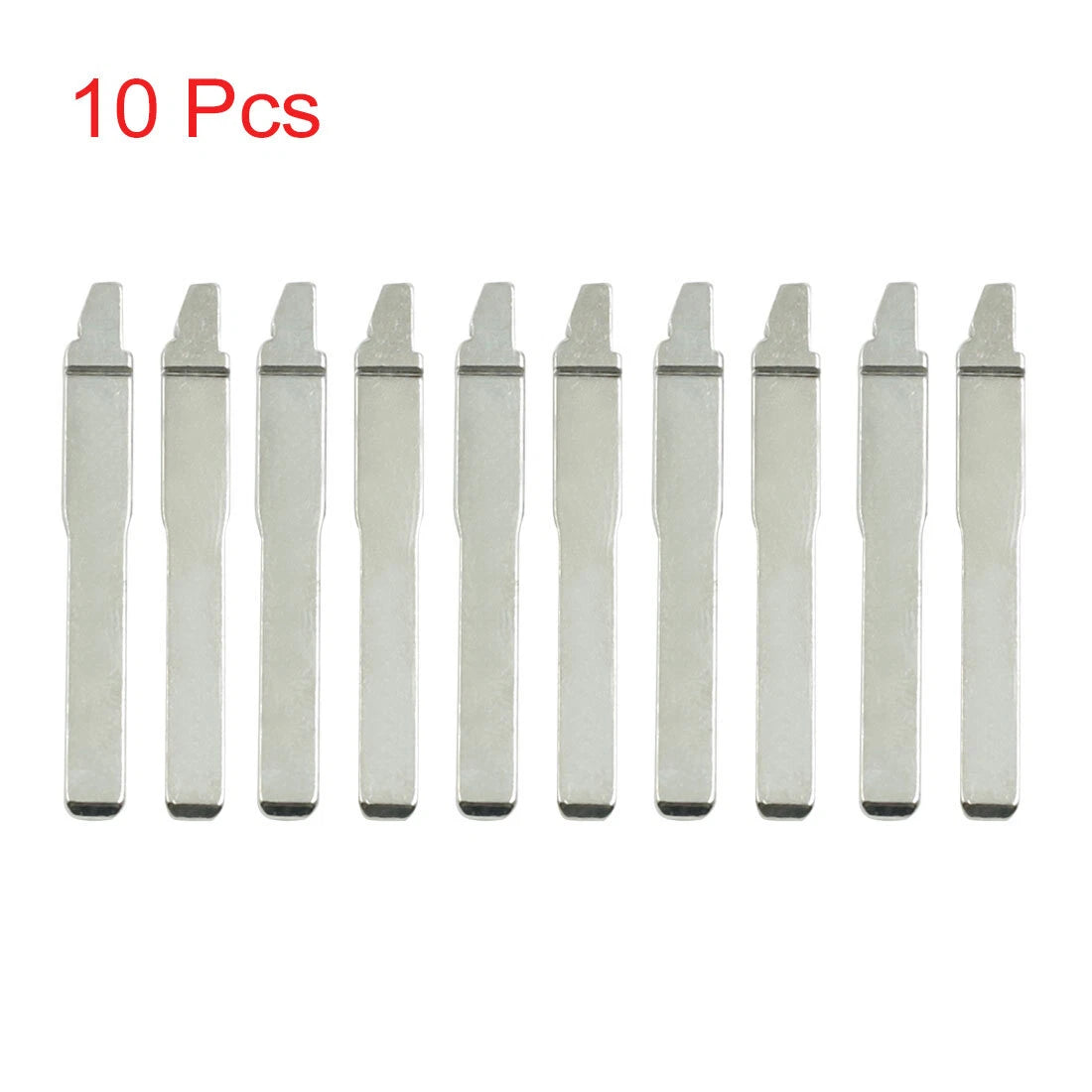 10 x Metal Uncut Insert Blank Key Blades for Ford Focus (2000-2011)