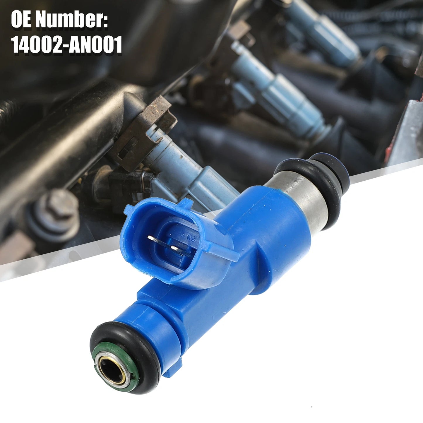 Fuel Injector 1 x Replaces 14002-AN001 for Nissan GTR 3.8L V6 TT (2014-2022)