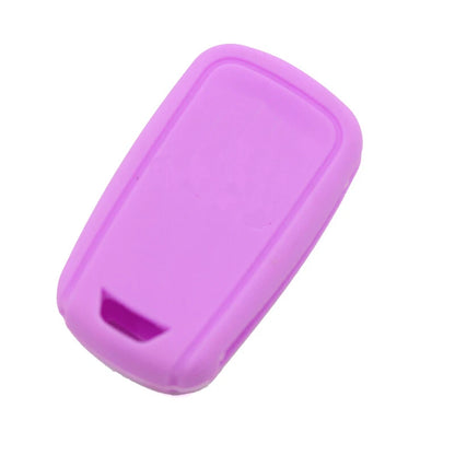 Purple Silicone FOB Key Cover Fit For Chevrolet Cruze 2013-2014 Spark Onix Volt