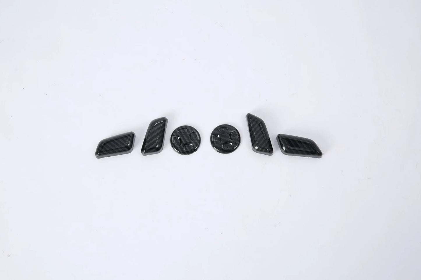 Carbon Fiber Seat Adjustment Button Lid Cover Trim for Audi Q5 (2018-2022)