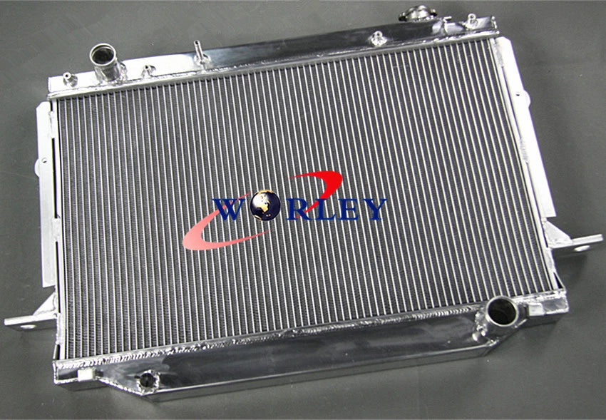 Aluminum Radiator & 2 Fans for Land Cruiser FJ80 FJ80R FZJ80 4.5L (1991-1998)