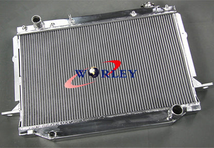 Aluminum Radiator & 2 Fans for Land Cruiser FJ80 FJ80R FZJ80 4.5L (1991-1998)