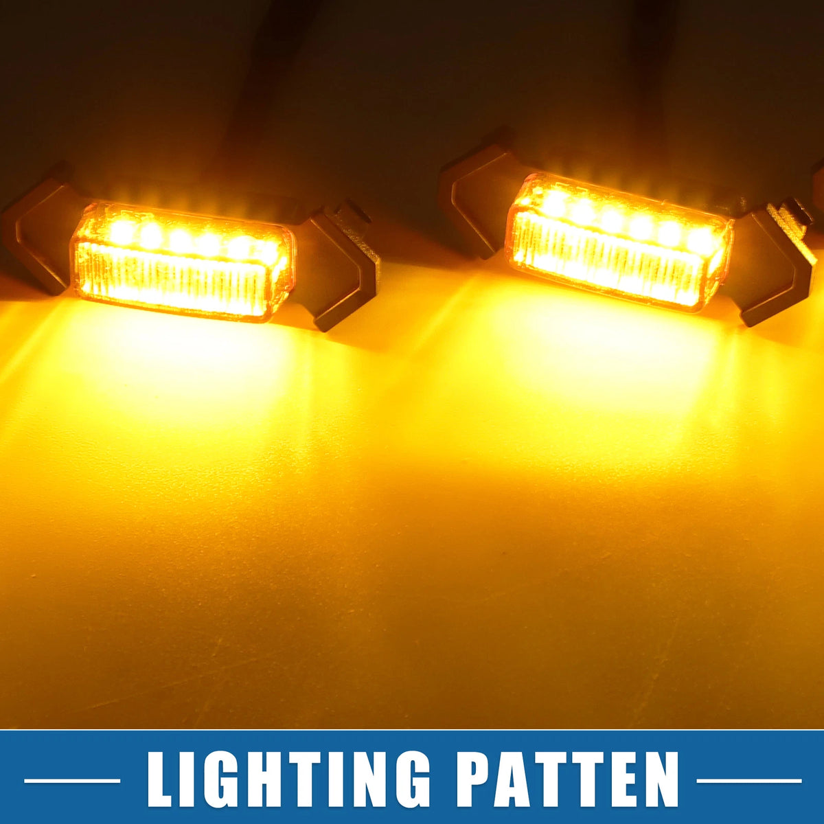 LED Front Grille Lights for Toyota Tacoma TRD PRO (2016-2022) Amber
