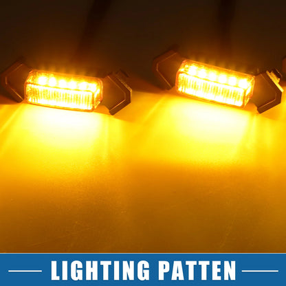 LED Front Grille Lights for Toyota Tacoma TRD PRO (2016-2022) Amber