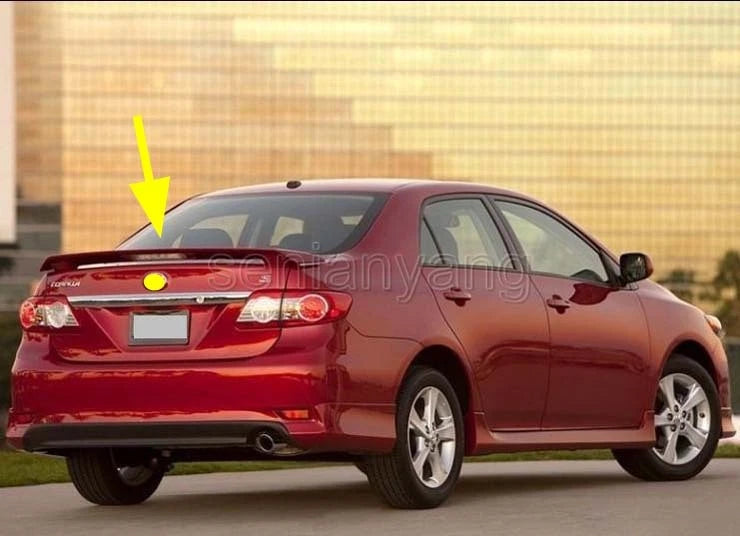 Factory Style Spoiler Wing for 2009-2013 Toyota Corolla 4dr Sedan with Light