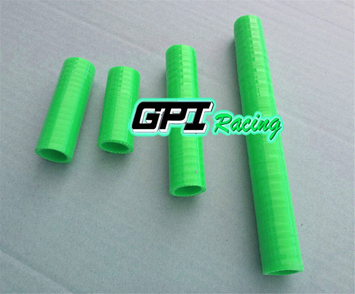 Silicone Radiator Hose for Kawasaki KX250 (1984) - Green