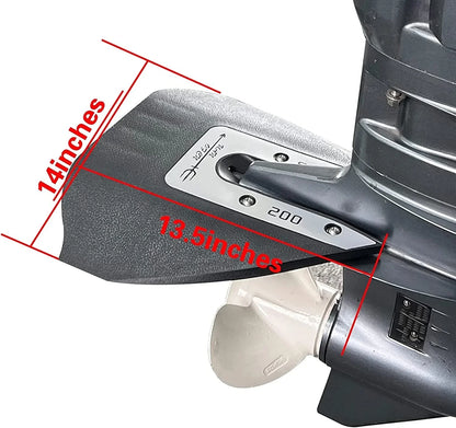 Hydrofoil Stabilizer for Yamaha/Mercury/Johnson Outboard 8-40 HP Whale Tail