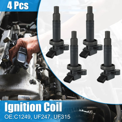 4pcs Ignition Coils for Toyota Celica GT 1.8L L4 (2000-2005)