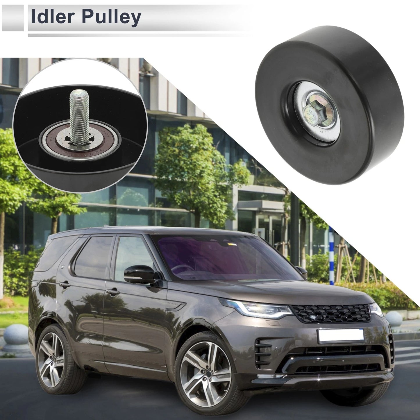Drive Belt Idler Pulley for Land Rover Discovery (2004-2009) 1 Pc