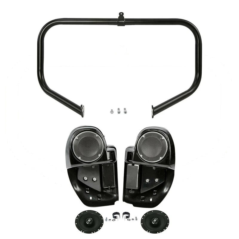 6.5" Lower Vented Fairings with Speakers for Harley Touring (2014-2024)