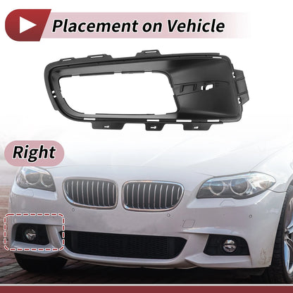 1 Pc Front Right Fog Light Grill for BMW X5 (2007-2010)