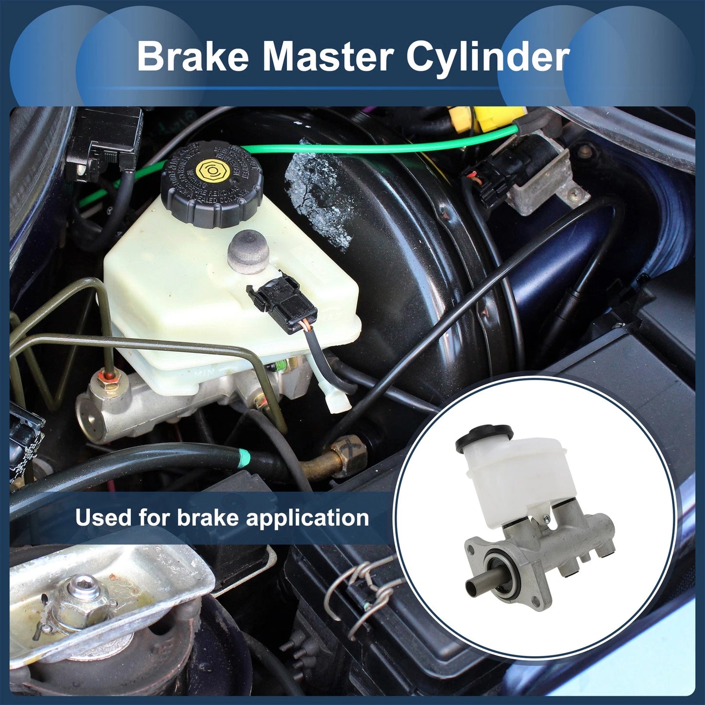 Brake Master Cylinder with Reservoir for Toyota Sequoia (2001–2007)