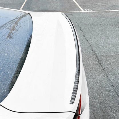 Rear Boot Spoiler Lip for BMW 4 Series G22 (2020-2024) Carbon Style