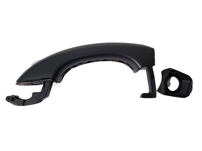 Front Right Outer Door Handle W Keyhole - Black for Volkswagen Amarok (2010-2020)