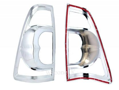 Chrome Tail Light Covers for Isuzu D-Max (2007-2010)