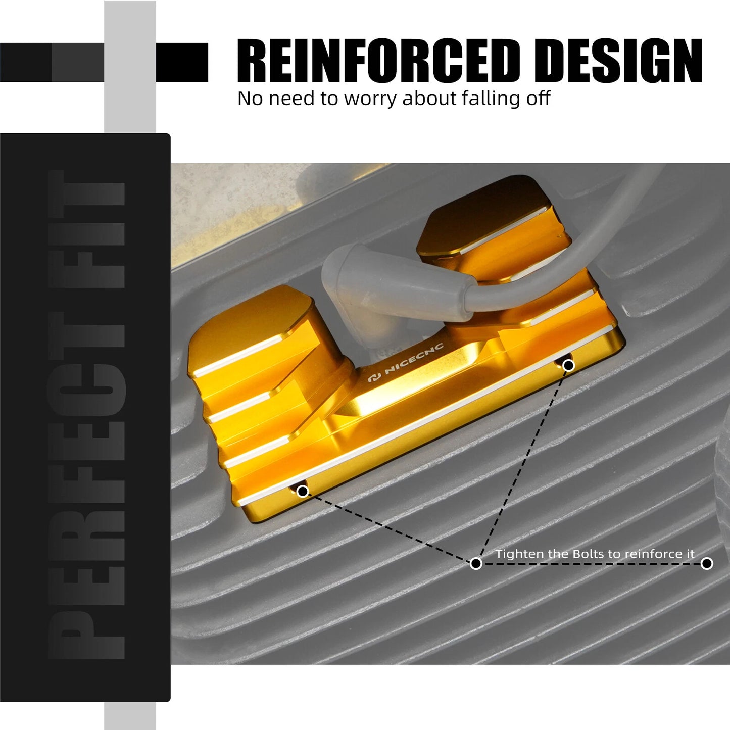 Finned Spark Plug Covers for Harley Dyna Super Glide Custom (2005-2011)
