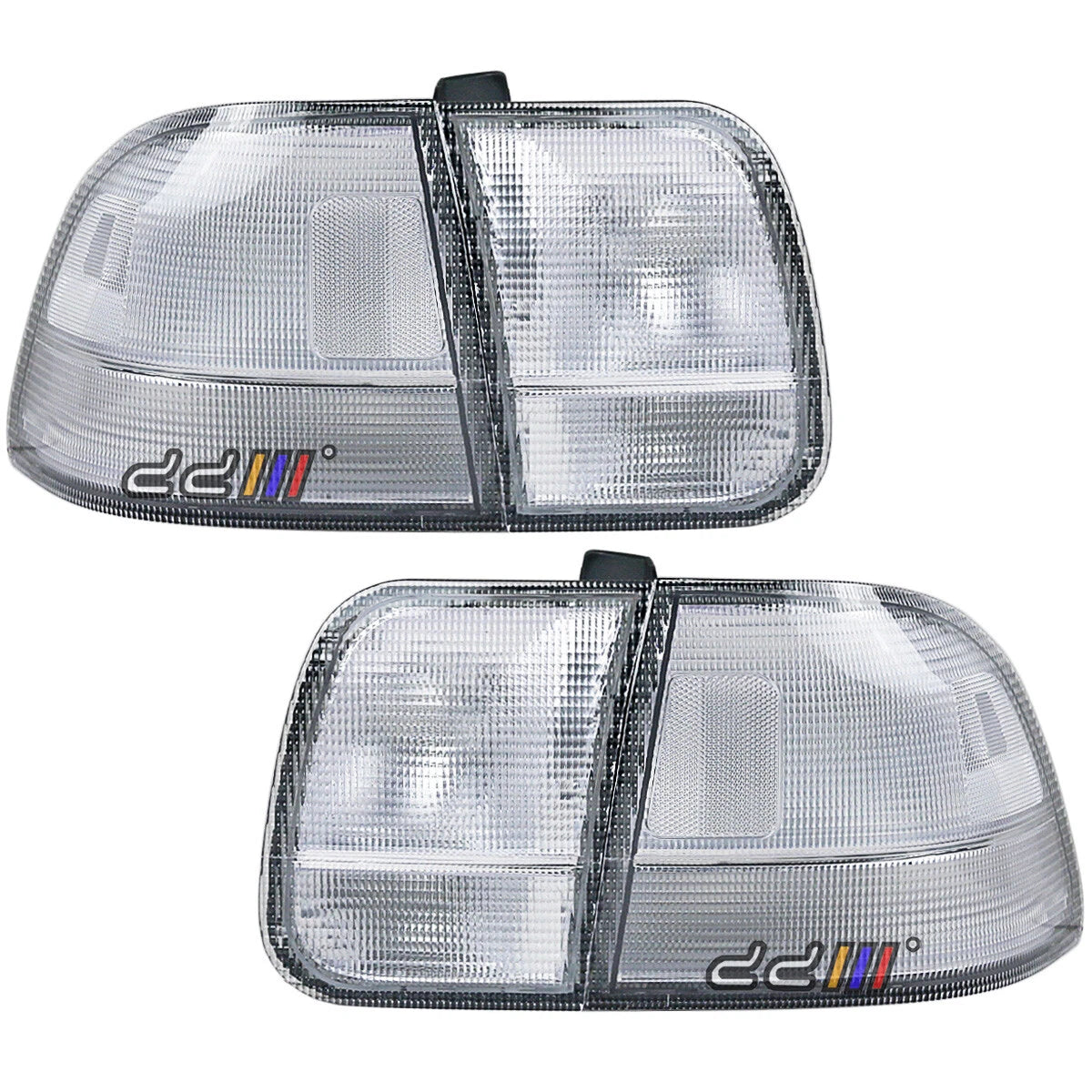 Clear White Rear Tail Light for Honda Civic EJ EK EK3 EK4 4DR (1996-1998)