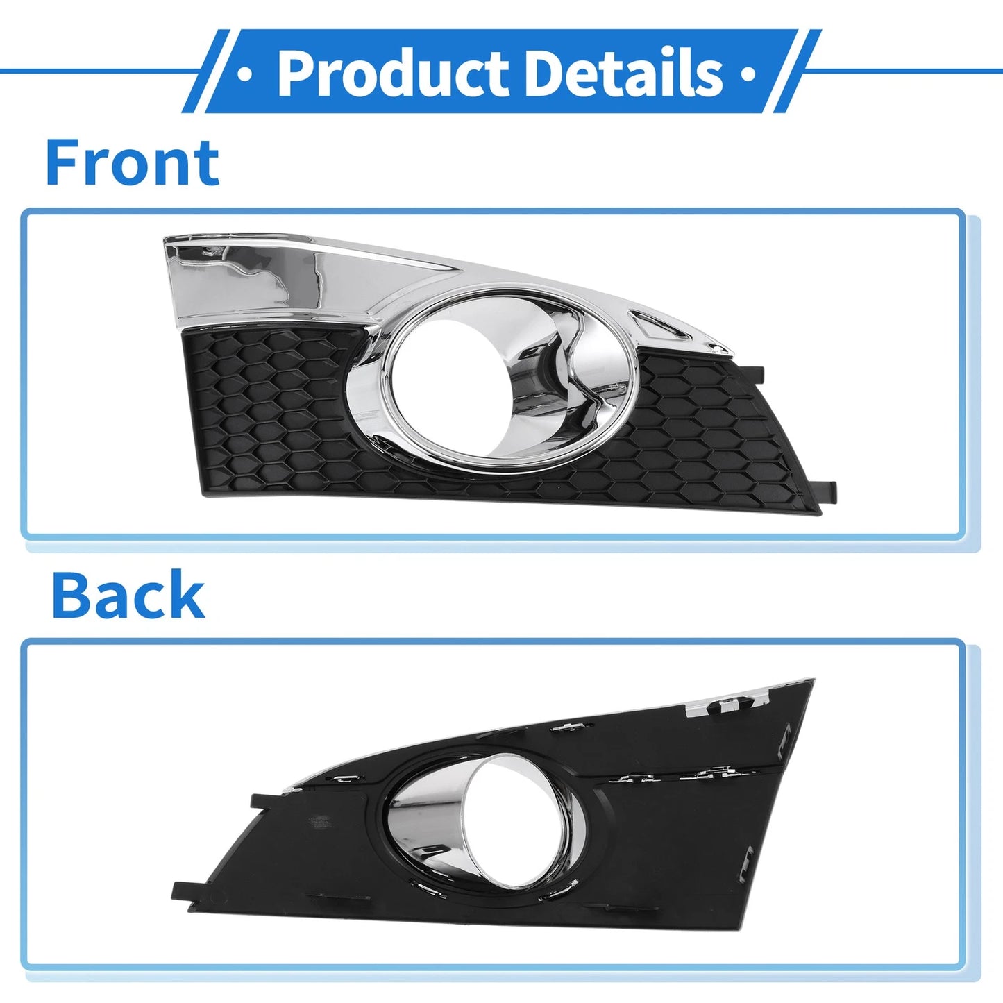 1 Pc Front Right Fog Light Grill for Chevrolet Captiva (2012 - 2014)