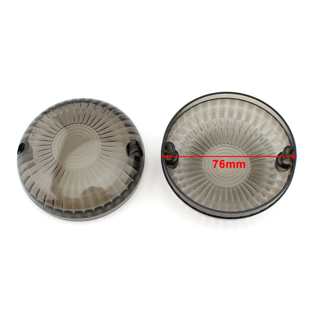 2 x Turn Signal Light Lens Covers for Yamaha V Star 650 1100 Vmax 1200 1700