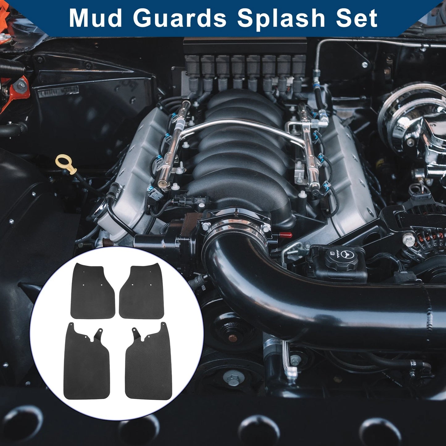 Mud Flaps Splash Guards 1 Set for Toyota Hilux Vigo (1988-1994)