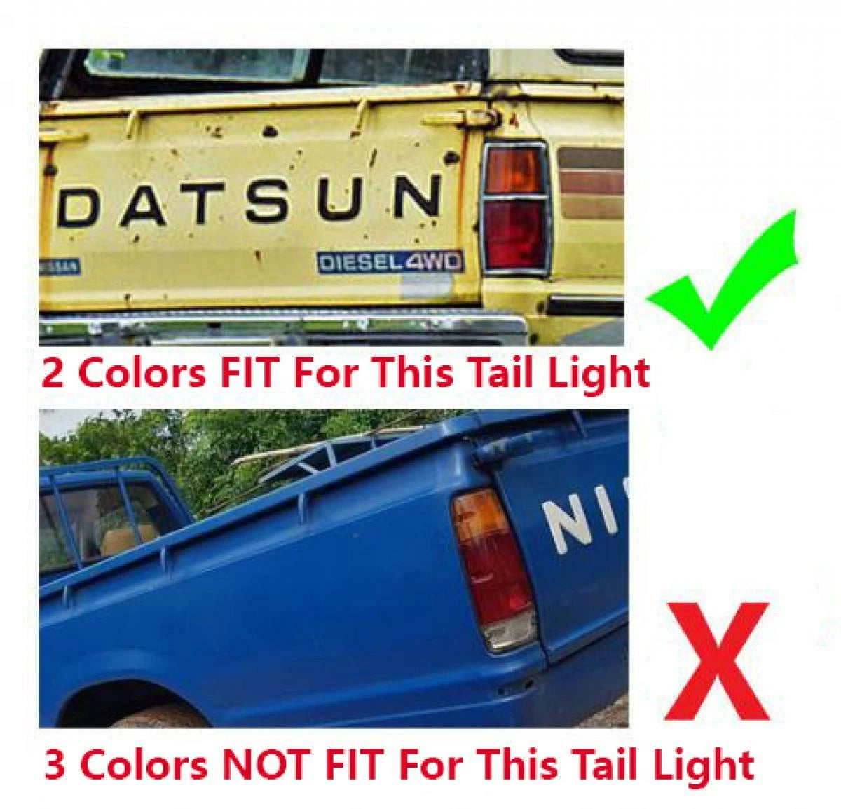 Left Tail Light for Nissan Datsun 720 4WD (1982-1984)