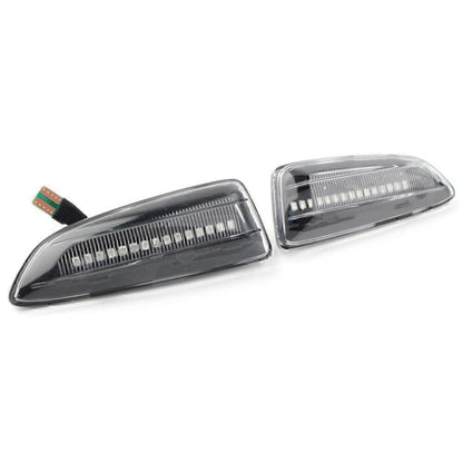 Clear Dynamic Amber LED Front Side Marker Lights for Opel Astra (2010-2019)
