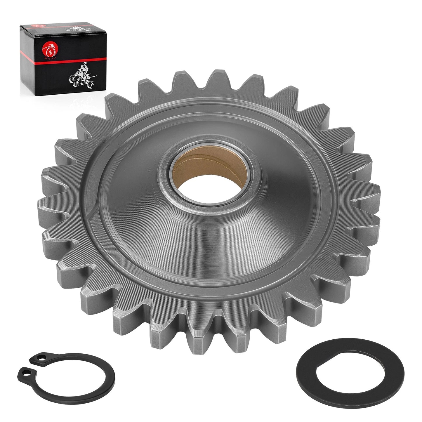 Kick Idle Gear 26T w/ Washer & C Clip for Yamaha RZ350 1984-1985
