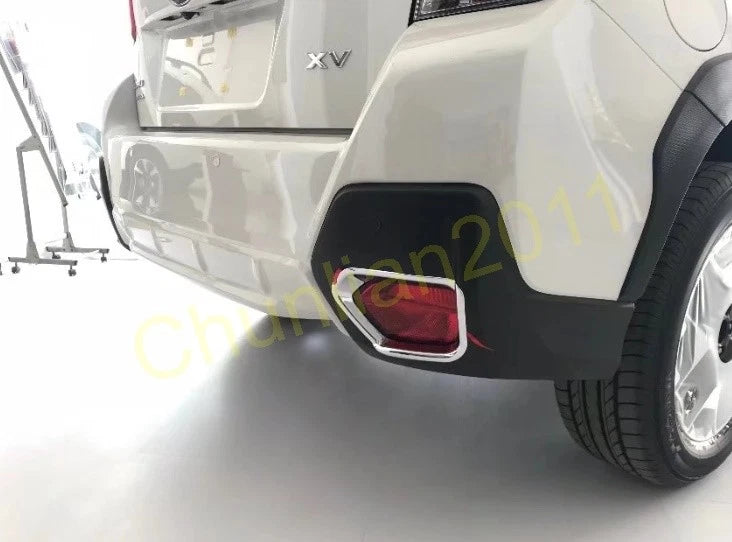 Rear Fog Light Cover Trim for 2018-2021 Subaru XV 2 x Foglight Decoration