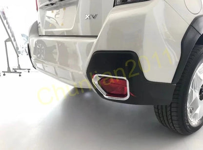 Rear Fog Light Cover Trim for 2018-2021 Subaru XV 2 x Foglight Decoration