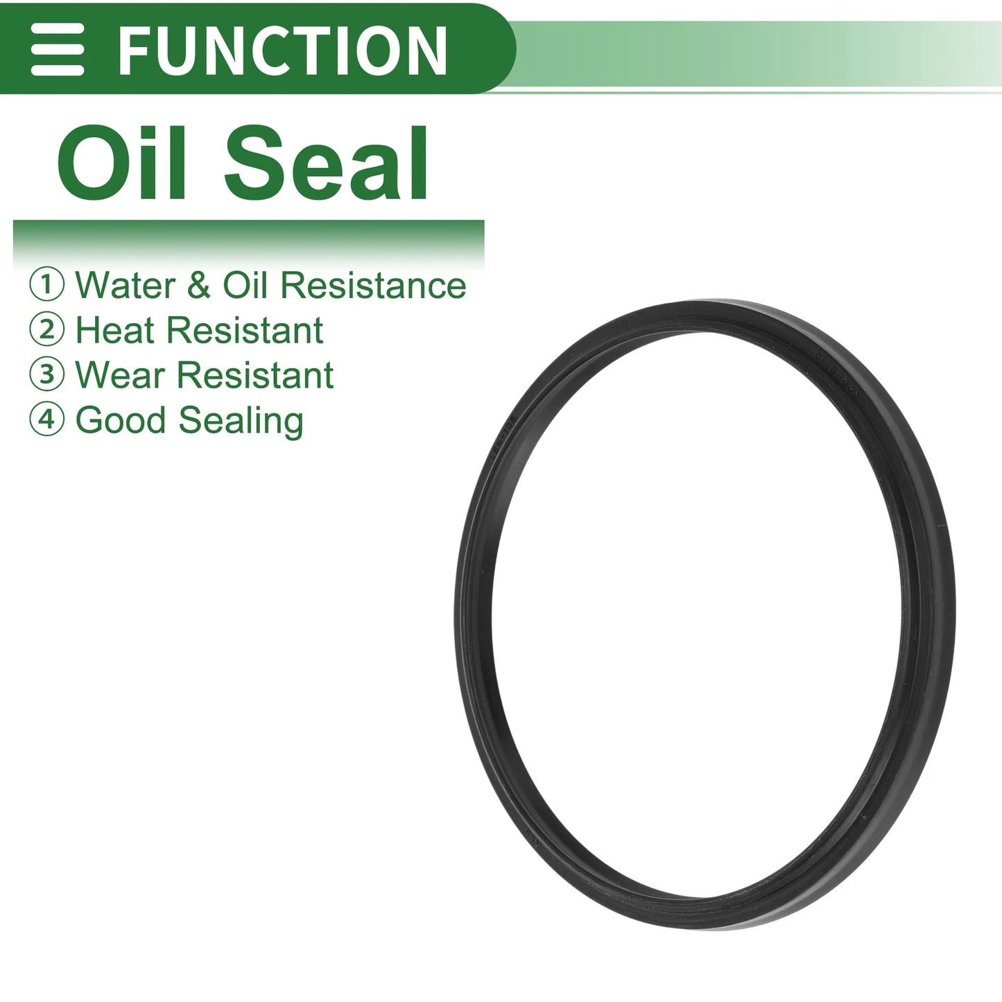 Oil Seal 106x116x6mm 5 Pcs Seal Ring Rotary Shaft Seal NBR Rubber for Vehicle