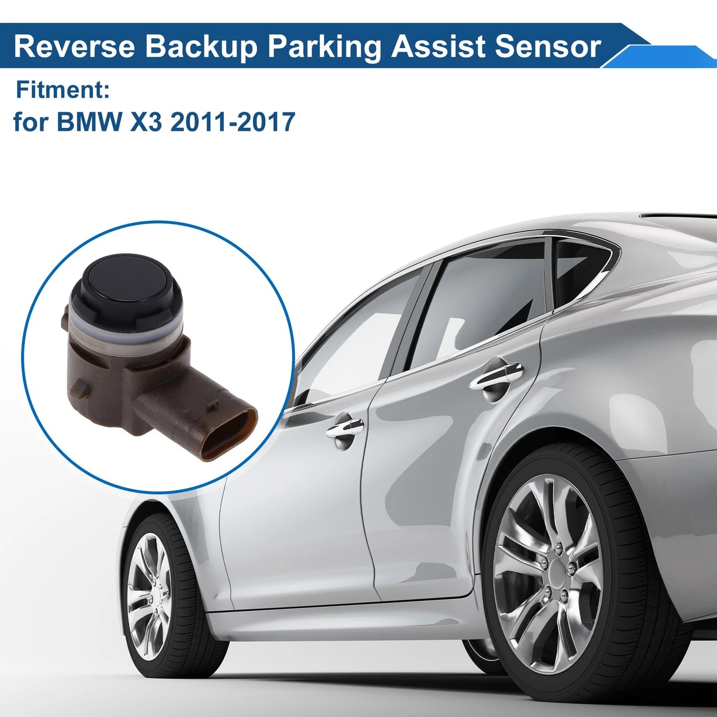 Reverse Backup Parking Sensor for BMW X3 (2011-2017) Black 1 Pc
