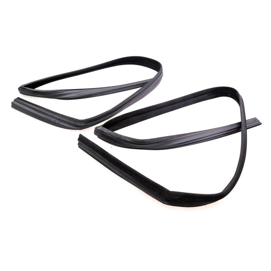 Quarter Window Glass Run Channel Set for BMW 3 Series E30 325e 325es M3 Coupe 1982-1994