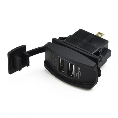 Compact Dual USB Power Charger Rocker Switch for Car/Boat ARB