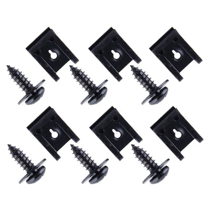 15 x Metal Screw Fender Bumper Retainer Clips for Universal Fit