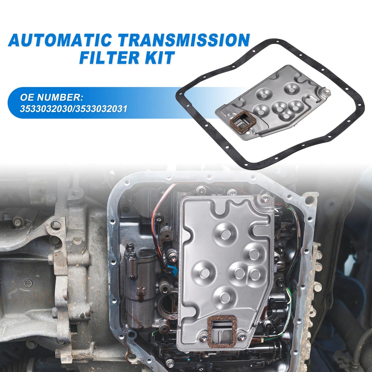 Transmission Fluid Filter Oil Pan for Toyota A140E/A140L