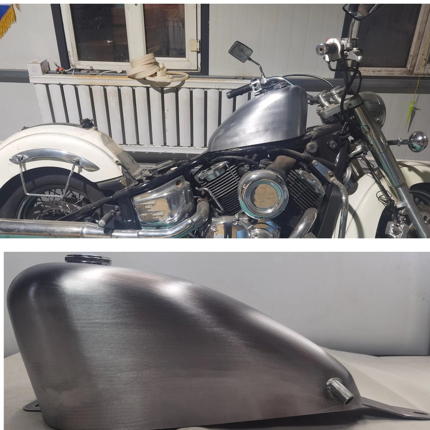 Fuel Tank for YAMAHA DRAGSTAR 1100 XVS1100 V-Star 1100 (1999-2007)
