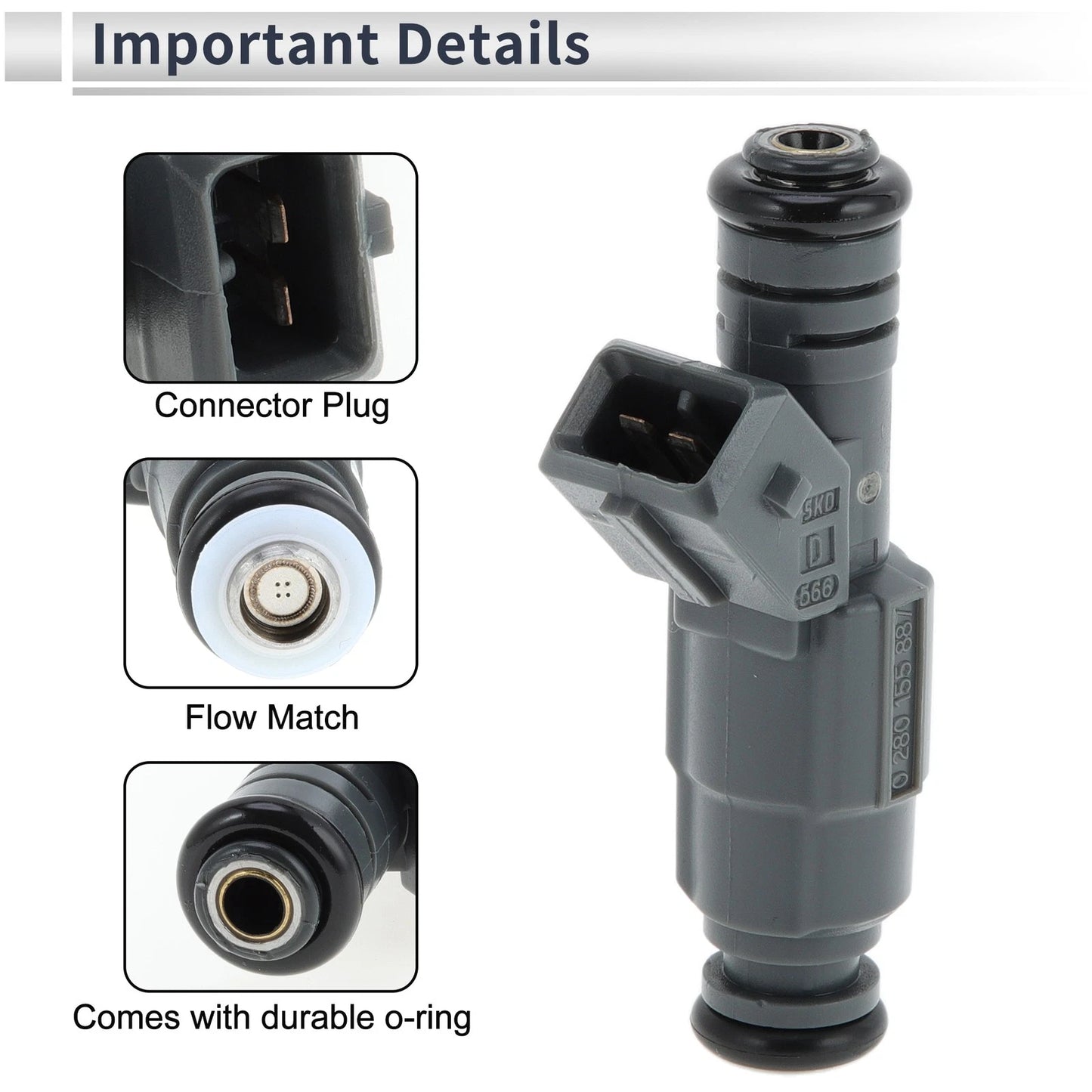 Fuel Injector No.0280155887 for Ford Escape 2.0 (2001-2004)