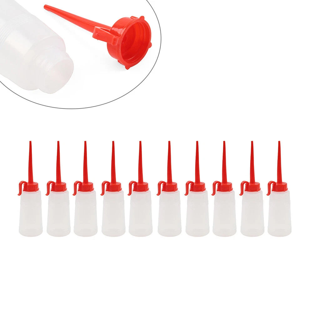 Sewing Machine Oiler Oil Bottle Dispenser for Double Needle - Long Angled Tip