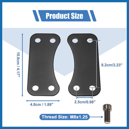 Front Wheel Fender Risers Lift Bracket Adapter 21" for Harley