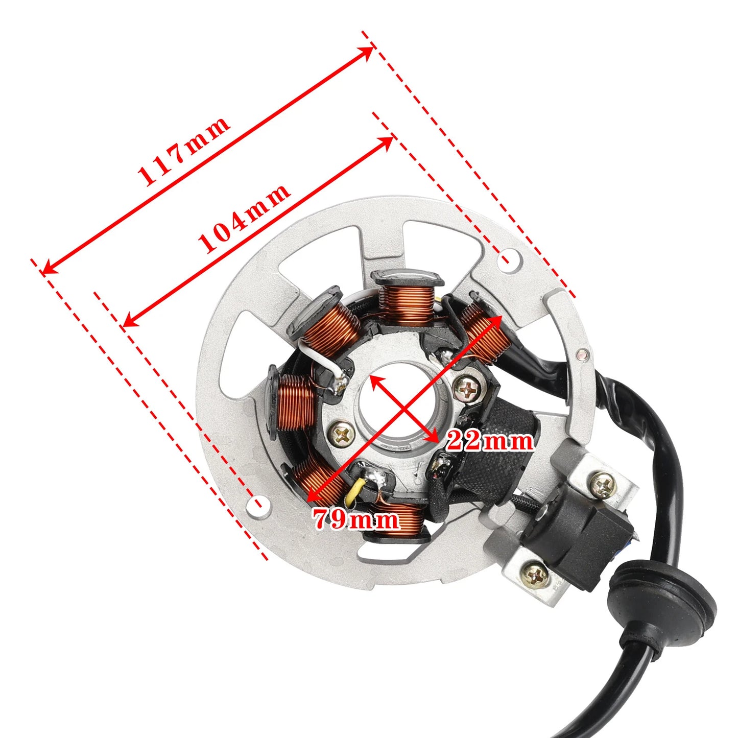 Stator Alternator for Jonway Giantco Rivero CPI AGM 50cc (2005-2010)
