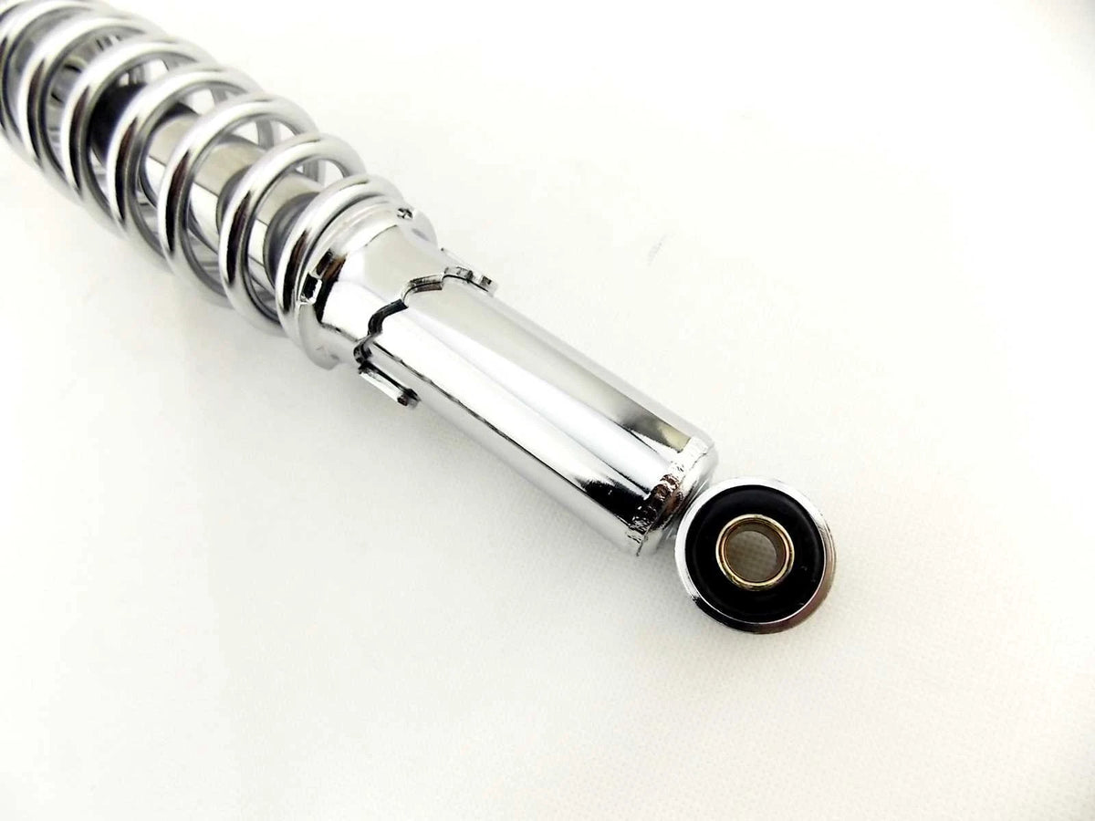 280mm JBS Chrome Lowering Shock Absorbers for Suzuki GT250 (76-81)