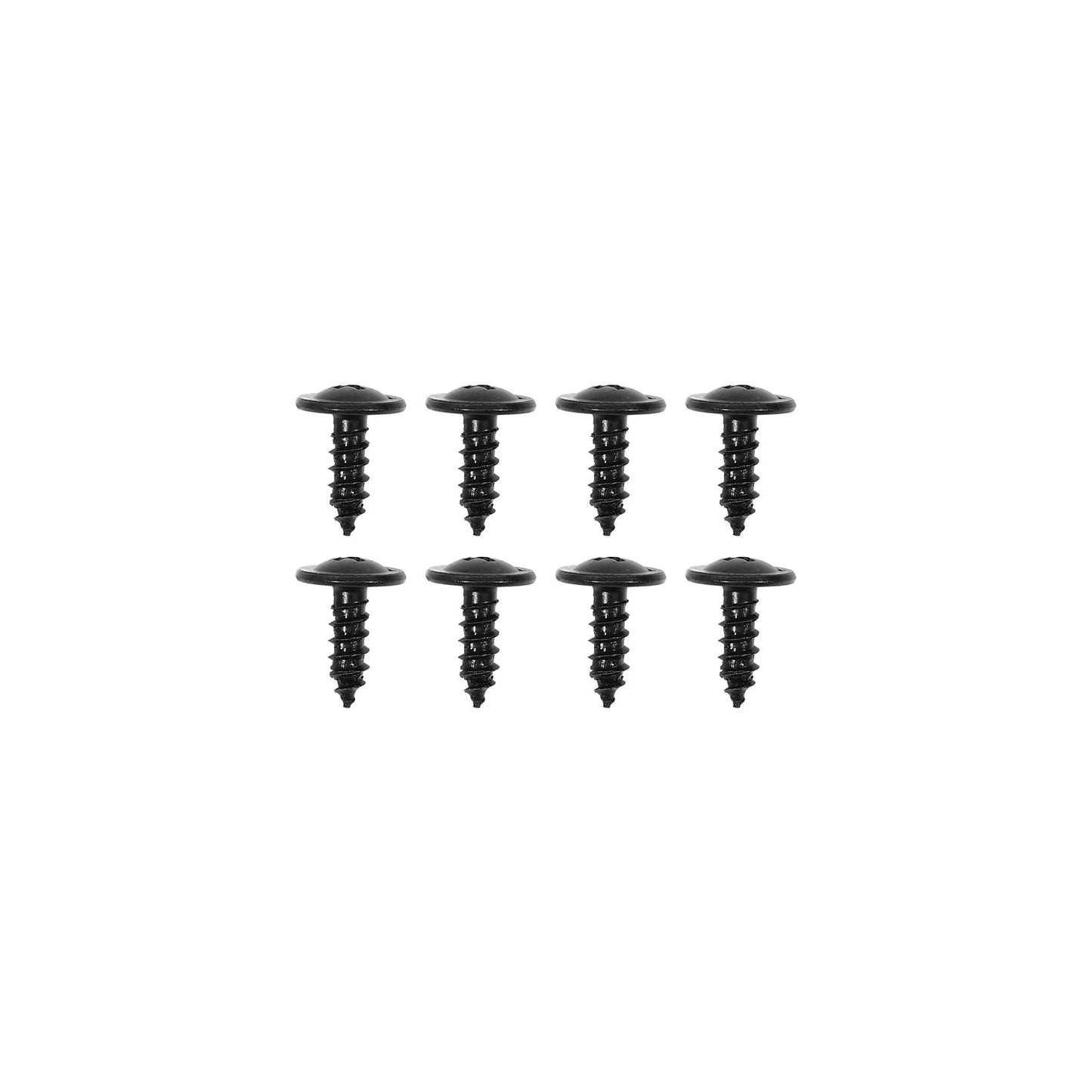 Front Rear Mudguards Fender Set for Honda Civic  - Black with Screws