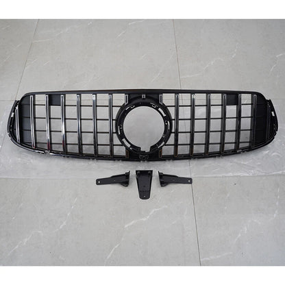 Chrome & Black GT Front Grille for Mercedes Benz X253 GLC43 (2020-2023)