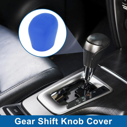 Blue Silicone Gear Shift Knob Cover for Ford C-Max (2007-2021)